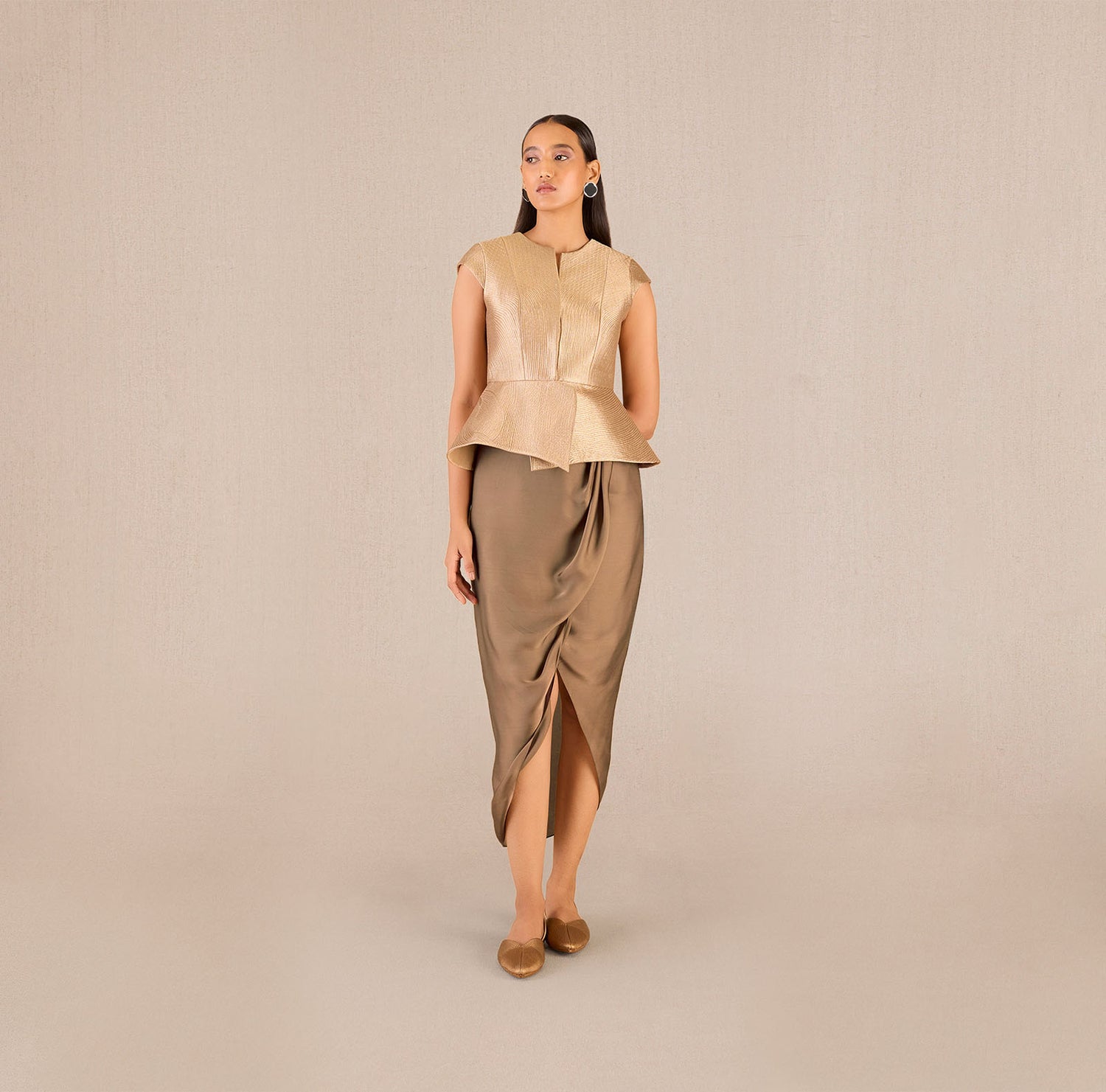 Brocade Abrah Jacket Set – Metallics