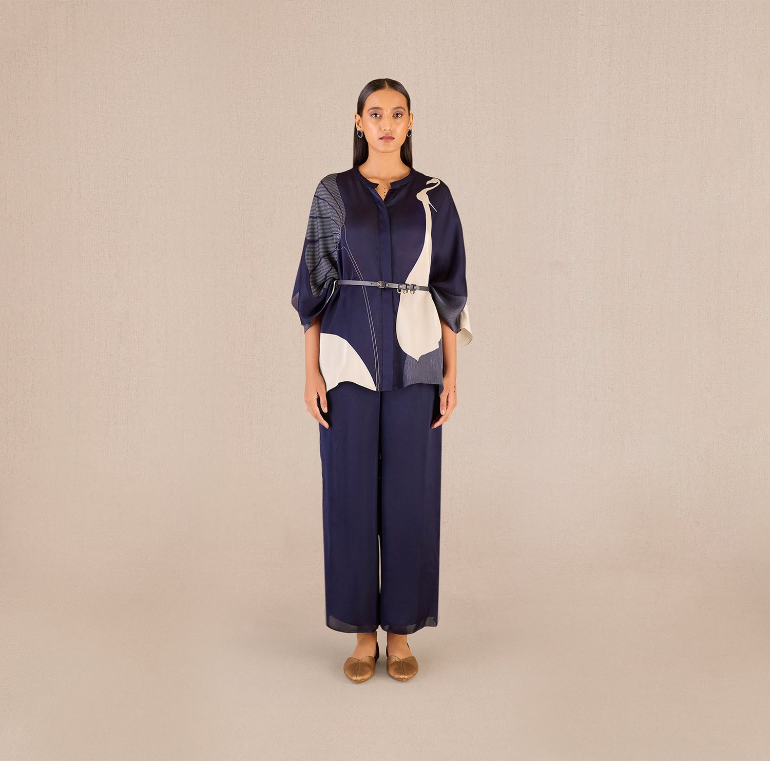 Organza Iha Shirt Set – Purple
