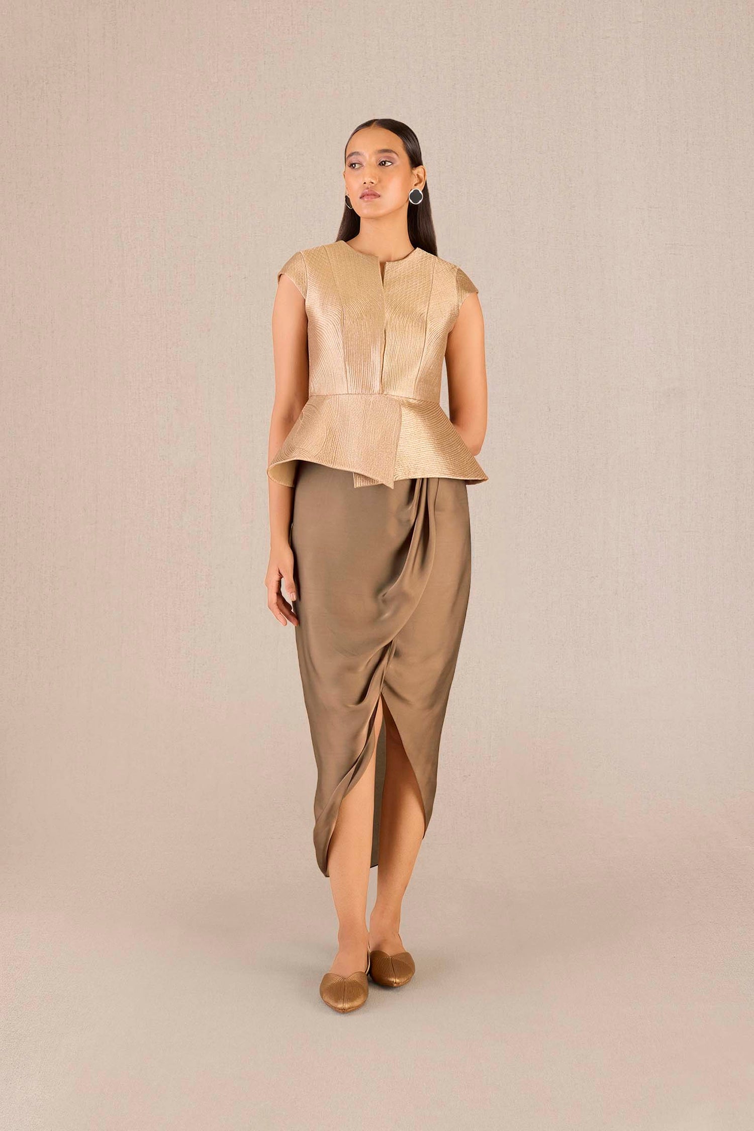 Brocade Abrah Jacket Set – Metallics