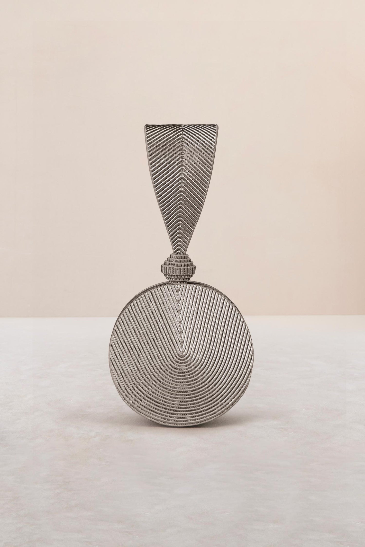 Faux Leather Reeza Wristlet Bag – Metallics