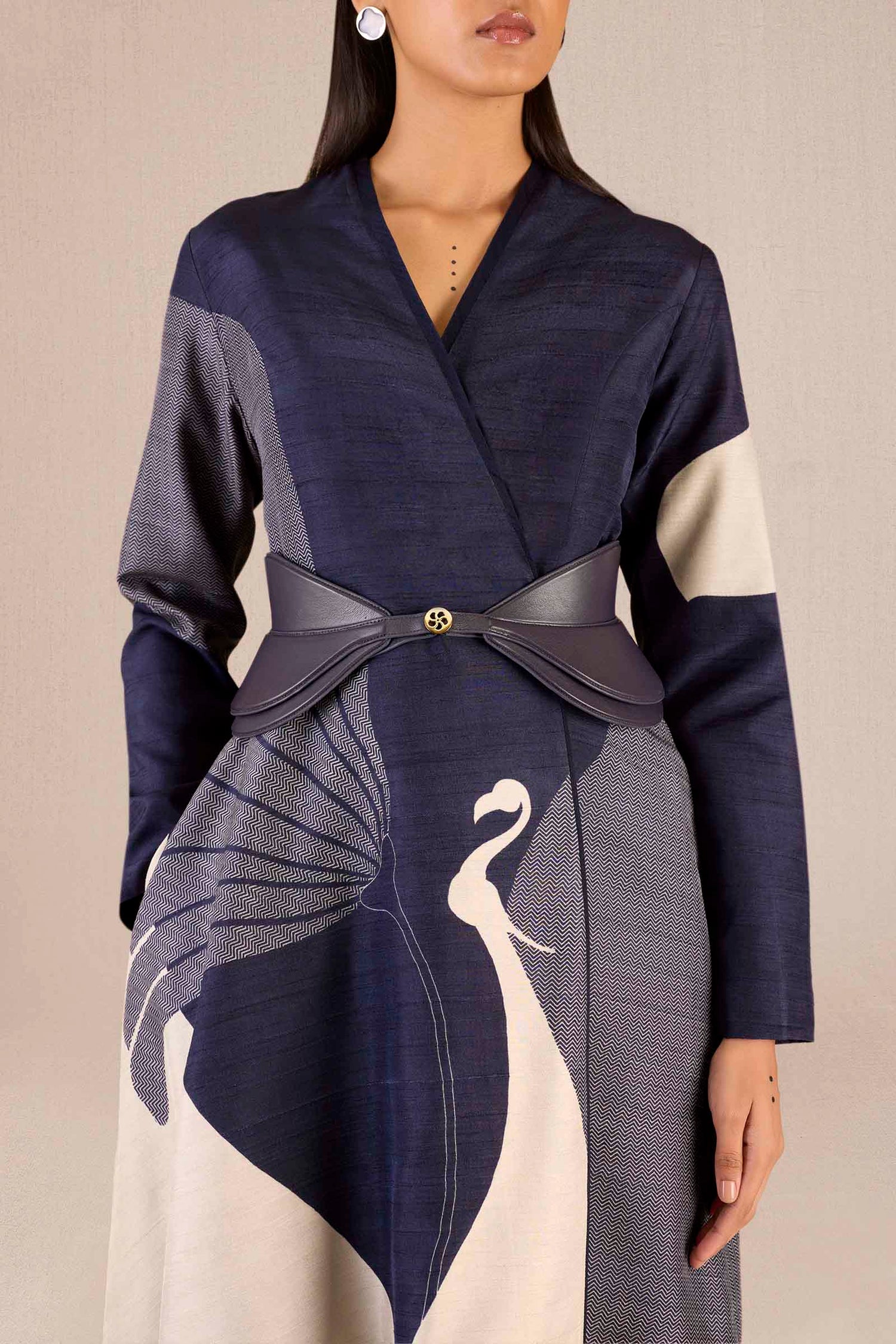 Silk Serena Jacket Set – Purple