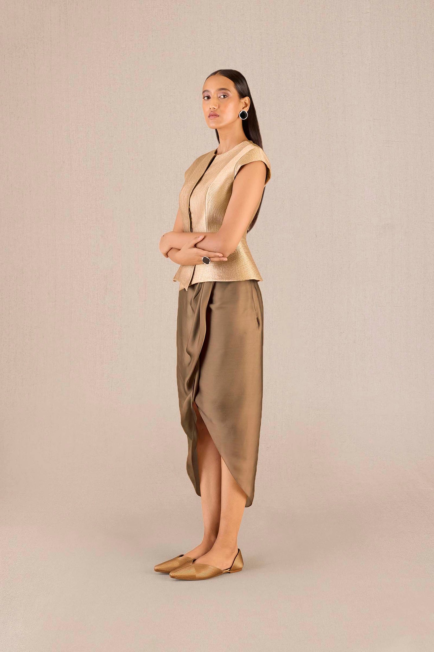 Brocade Abrah Jacket Set – Metallics