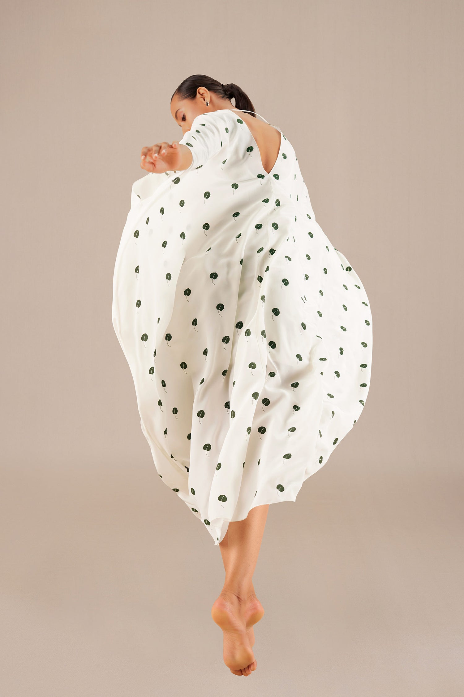 Aysha Kaftan Dress - Ivory