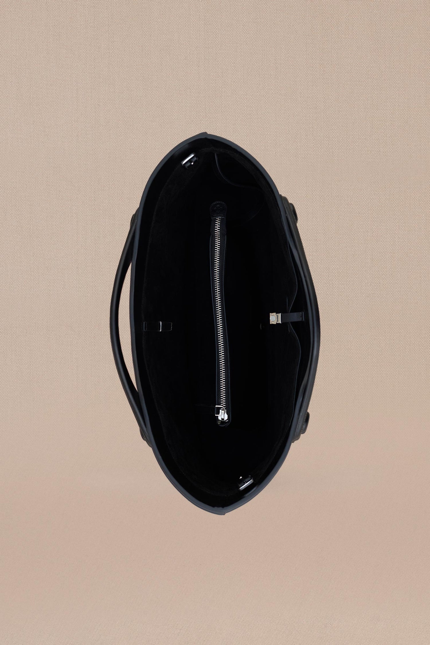 Faux Leather Zora Tote Bag – Black