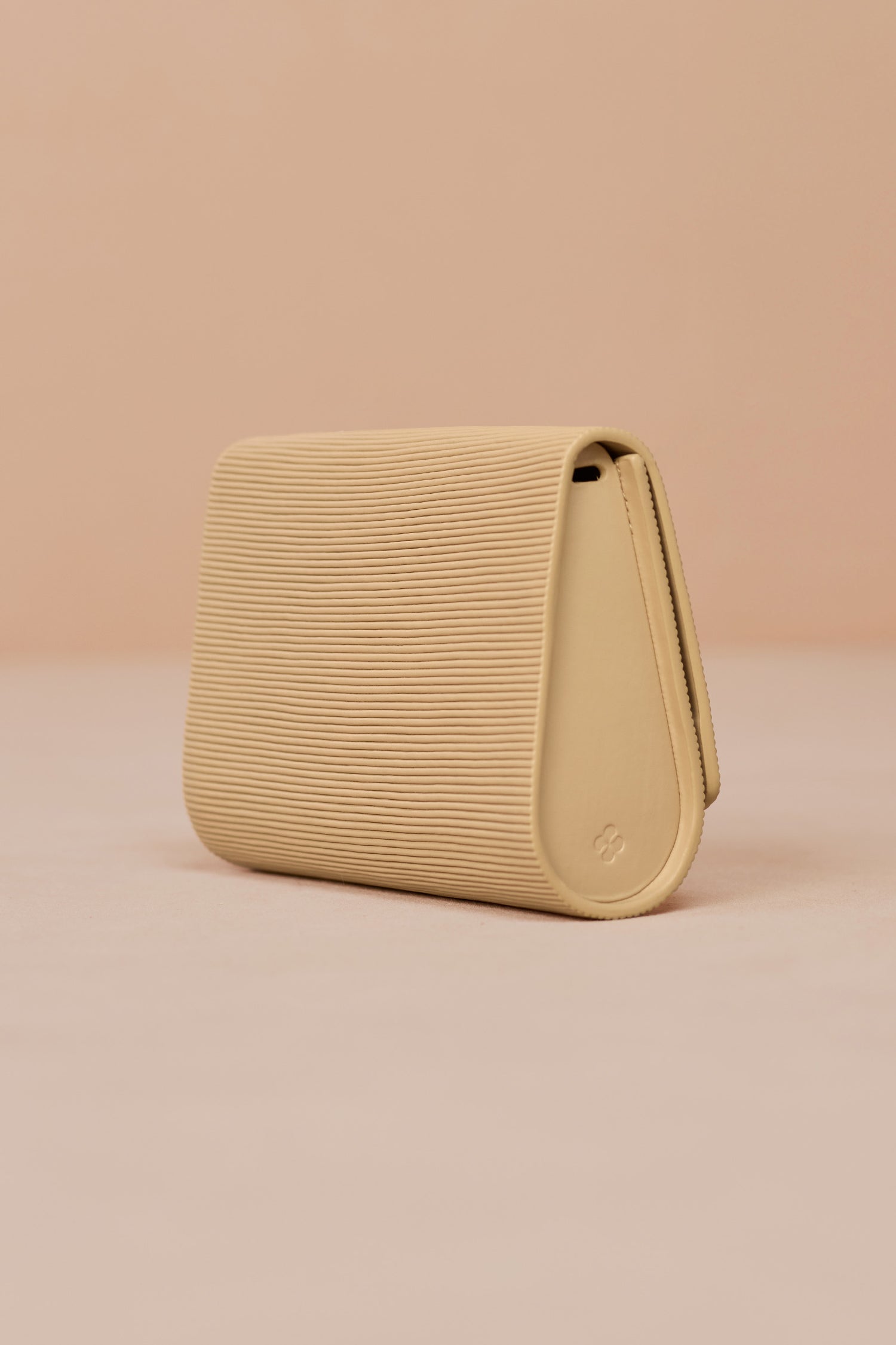 Faux Leather Nevue Sling Bag – Beige