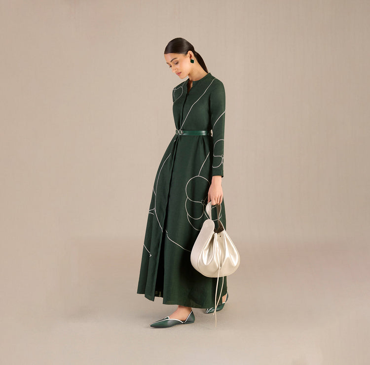 Date Night Cotton Wrap Dress