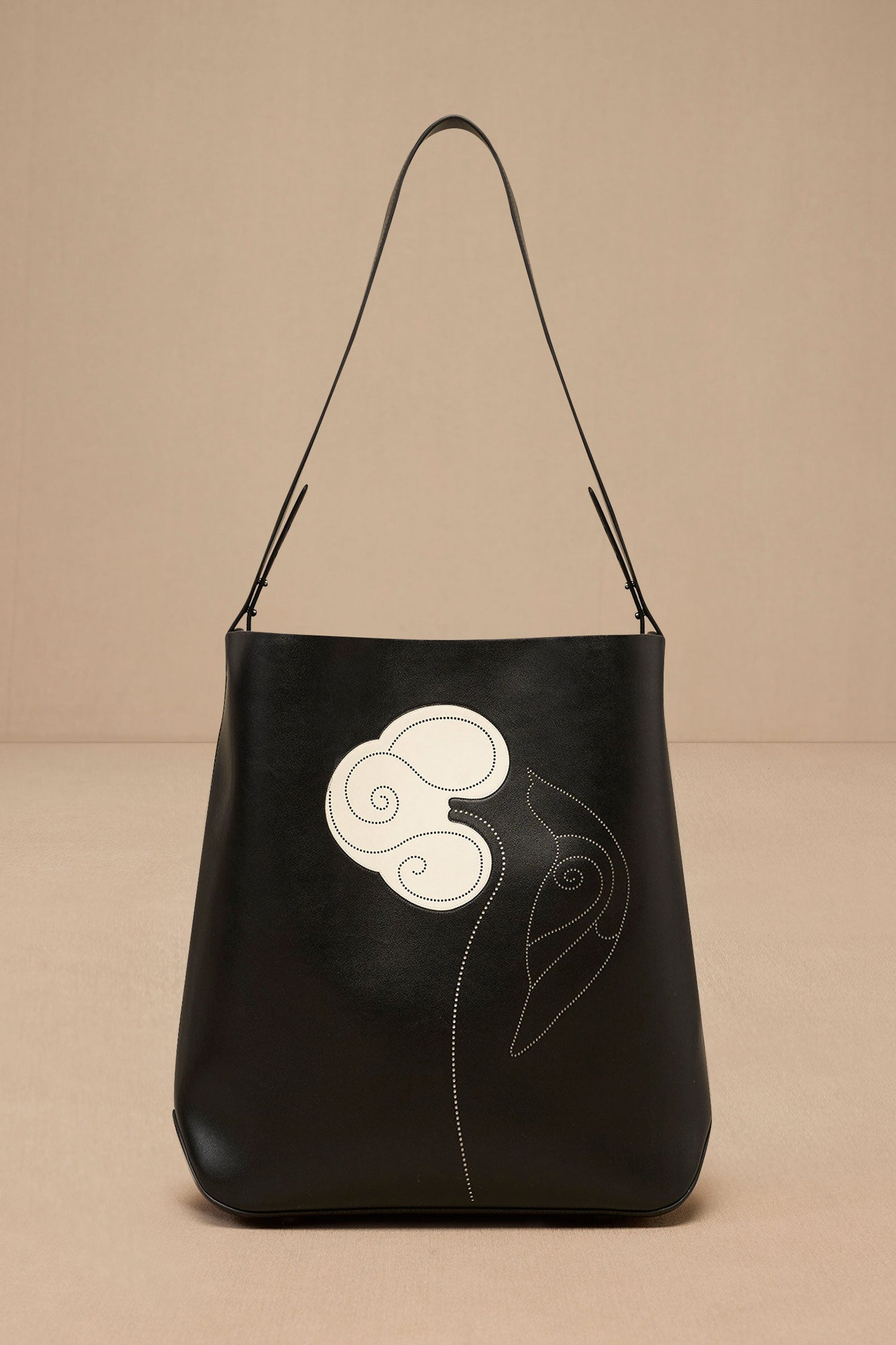 Faux Lether Dilchaspi Shoulder Bag – Black