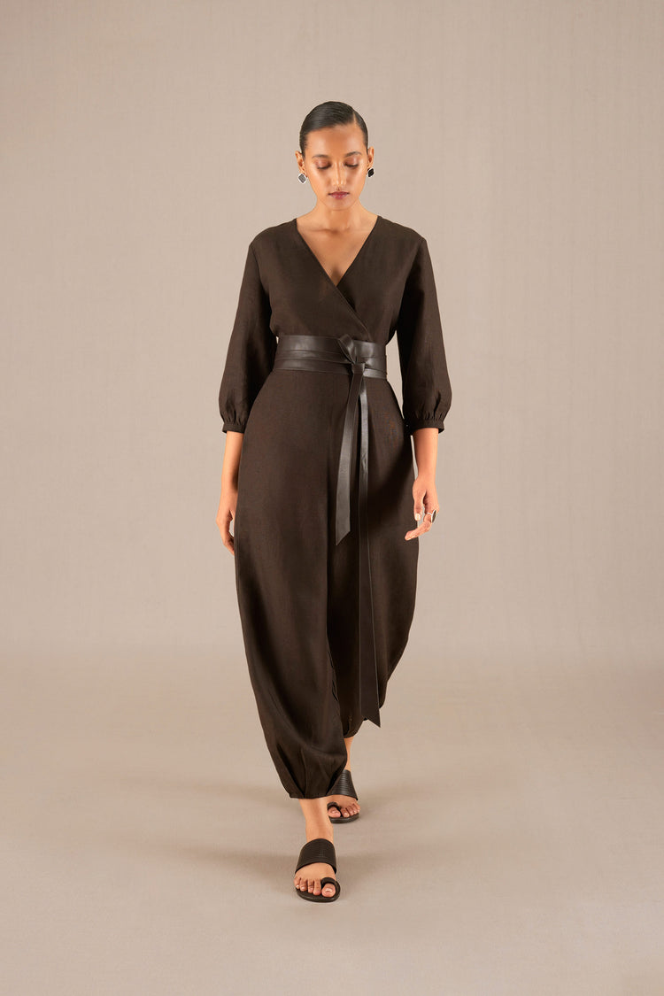 Alfa Jumpsuit - Dark Brown