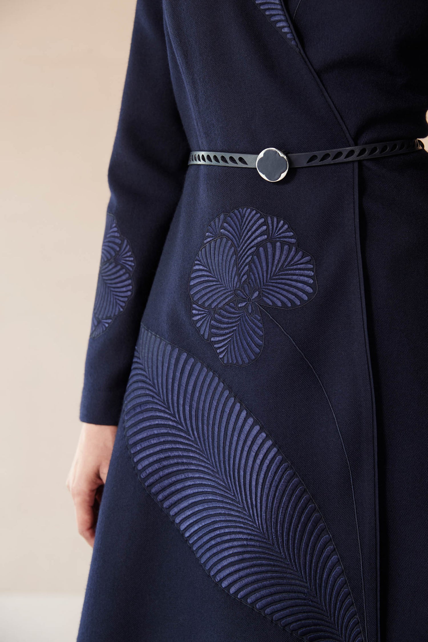 Wool Marwa Jacket Set – Blue