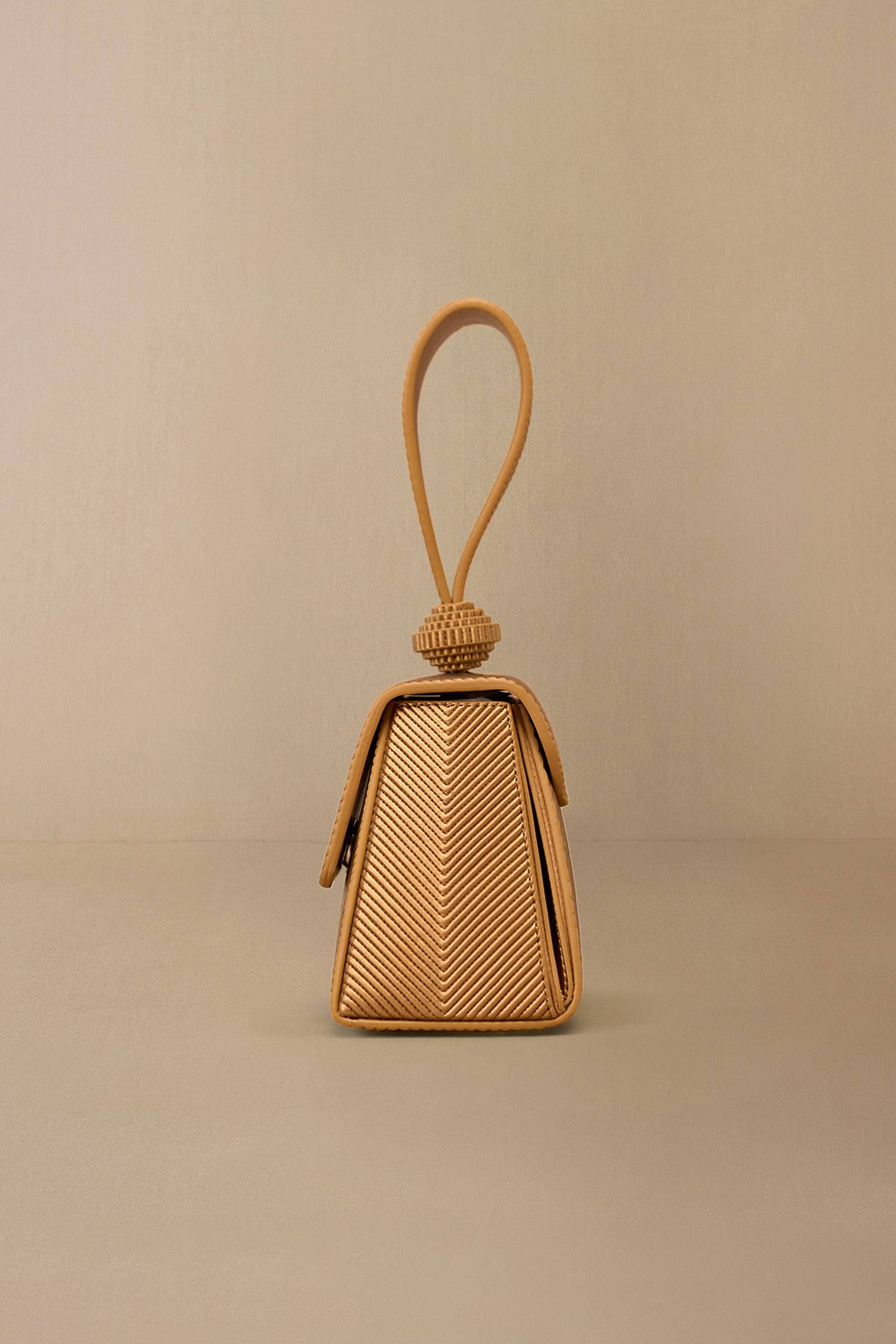 Faux Leather Aiday Wristlet – Metallics