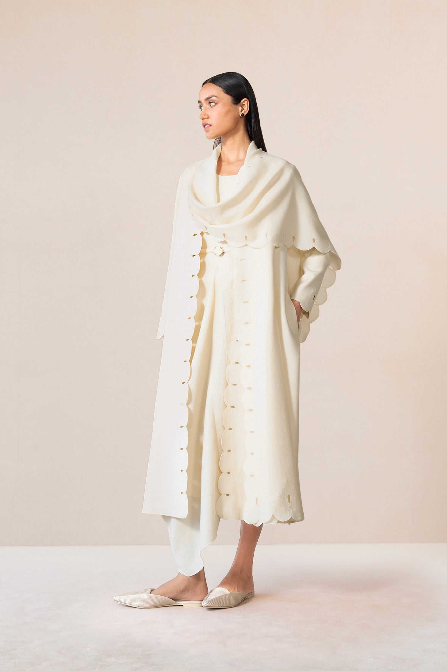Wool Seba Jacket Set – Ivory