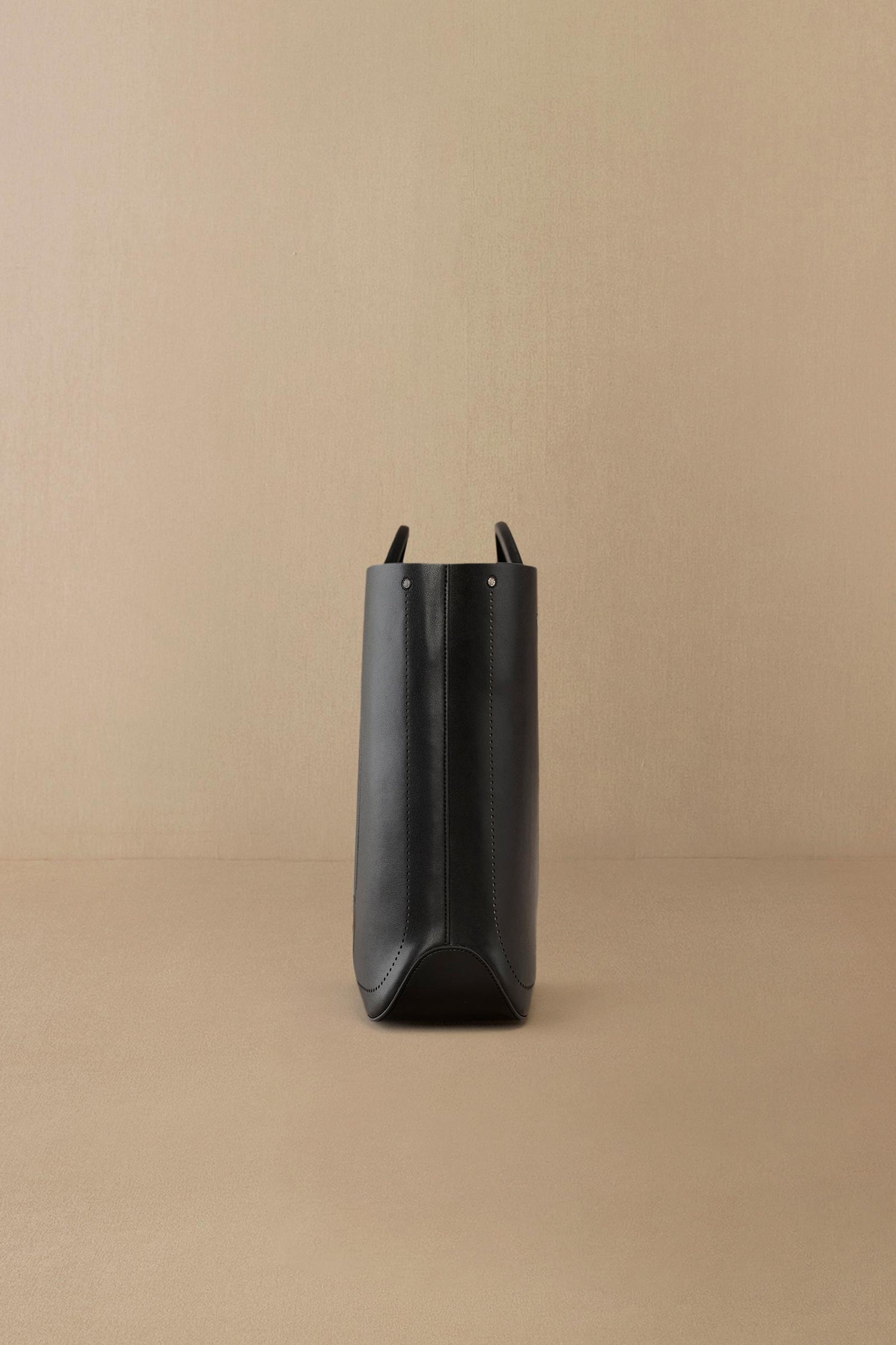 Faux Leather Madea Tote Bag – Black