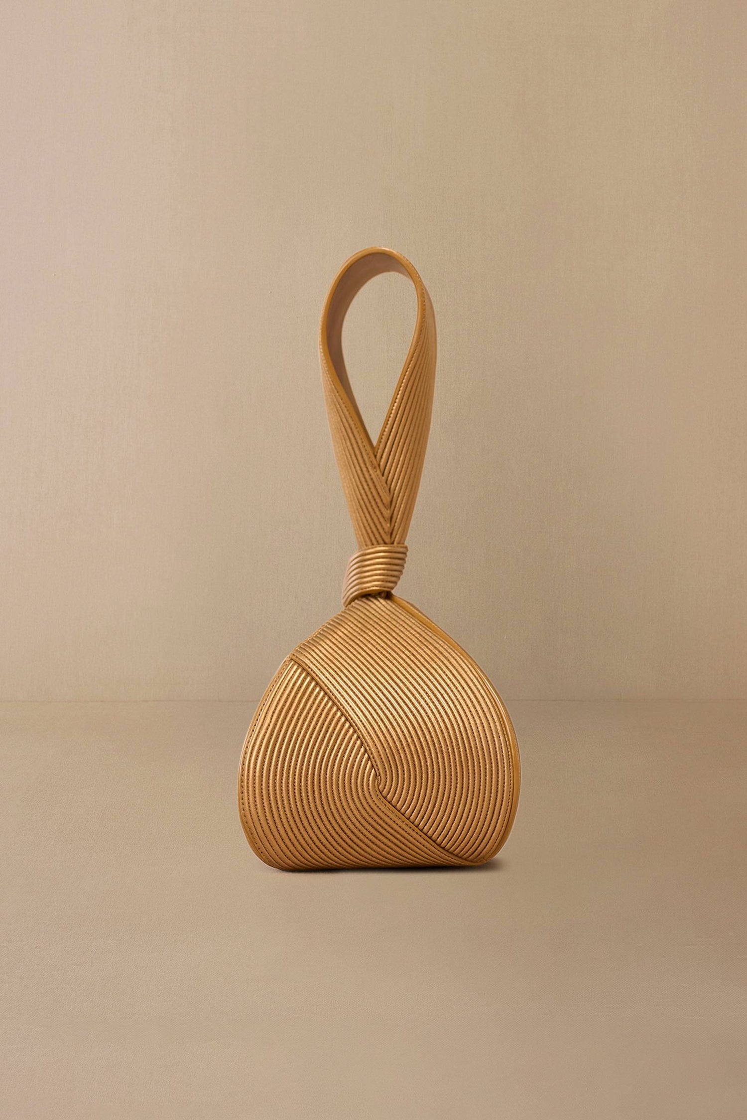 Faux Leather Nyx Wristlet – Metallics