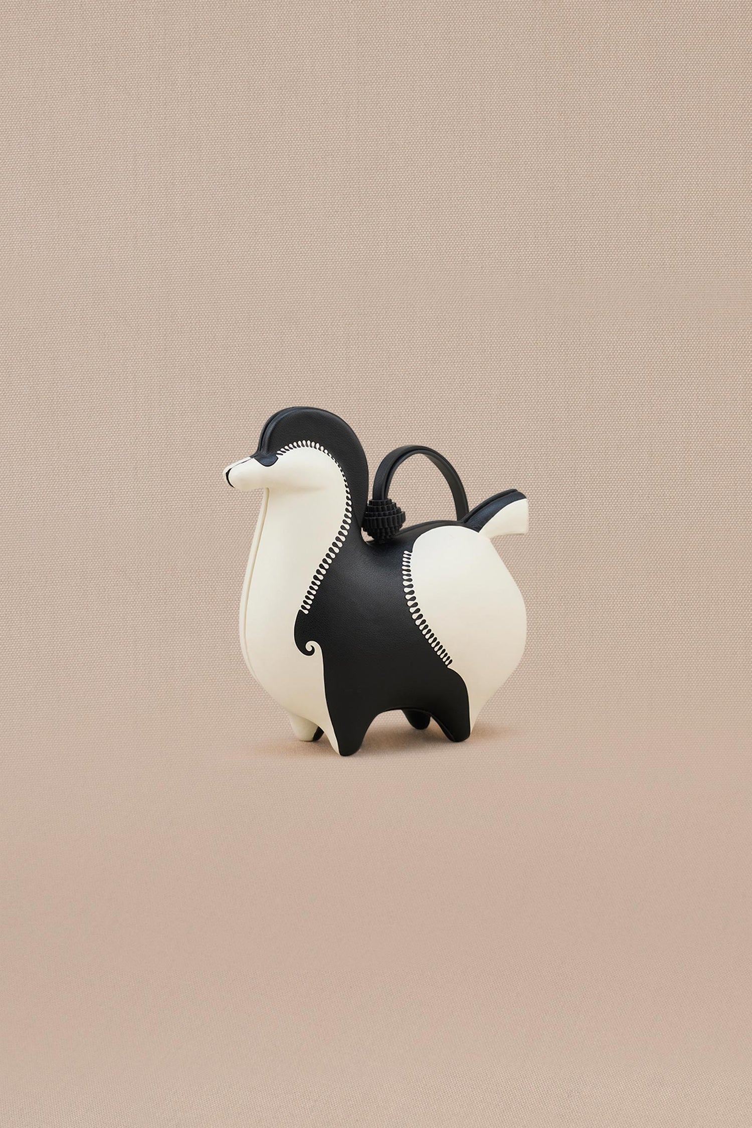 Faux Leather Oza Top Handle Bag – Black