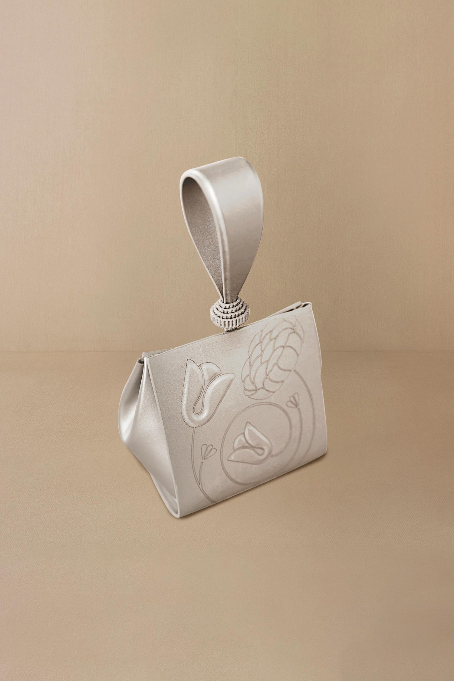 Faux Leather Nuresa Wristlet – Metallics