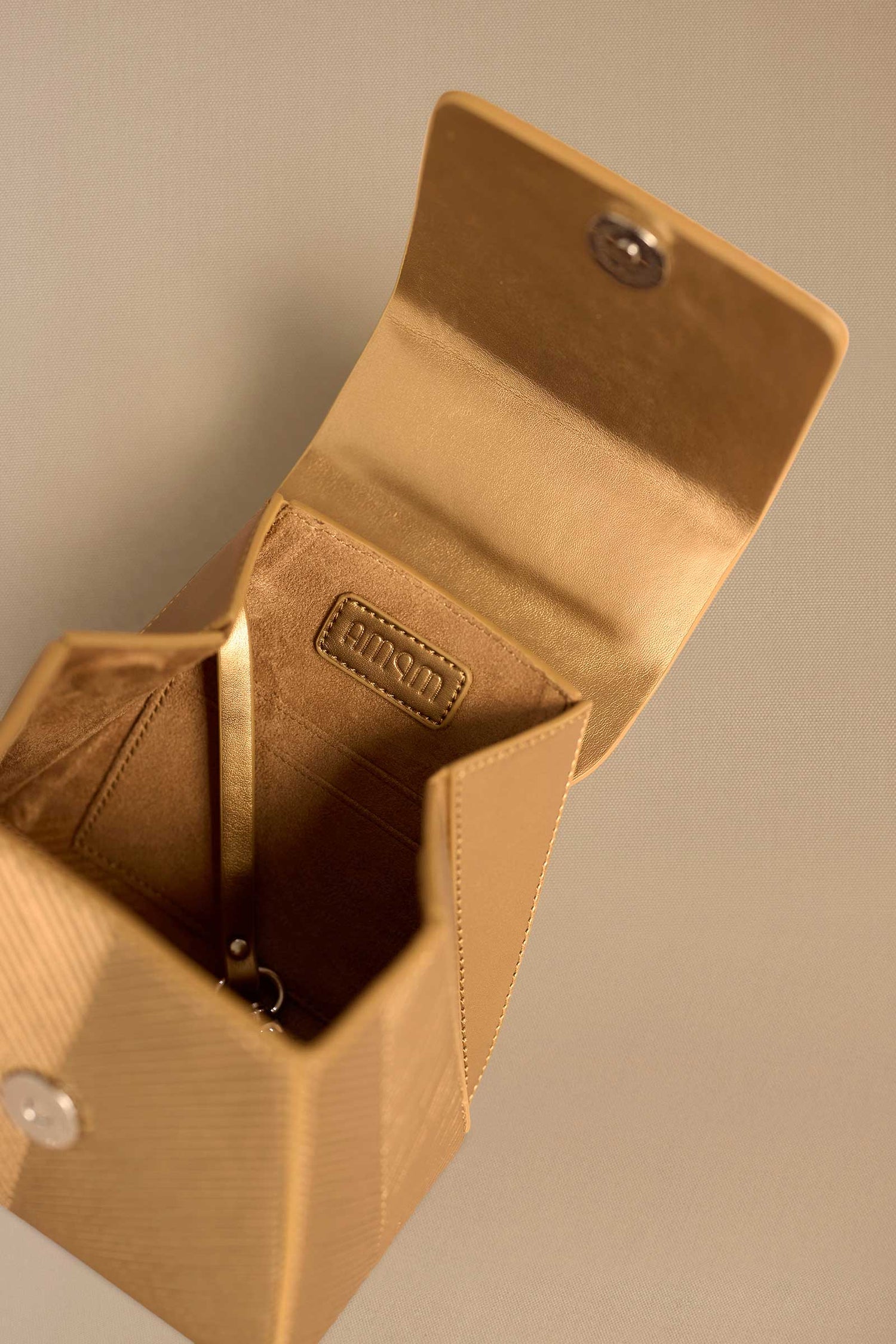 Faux Leather Aiday Wristlet – Metallics