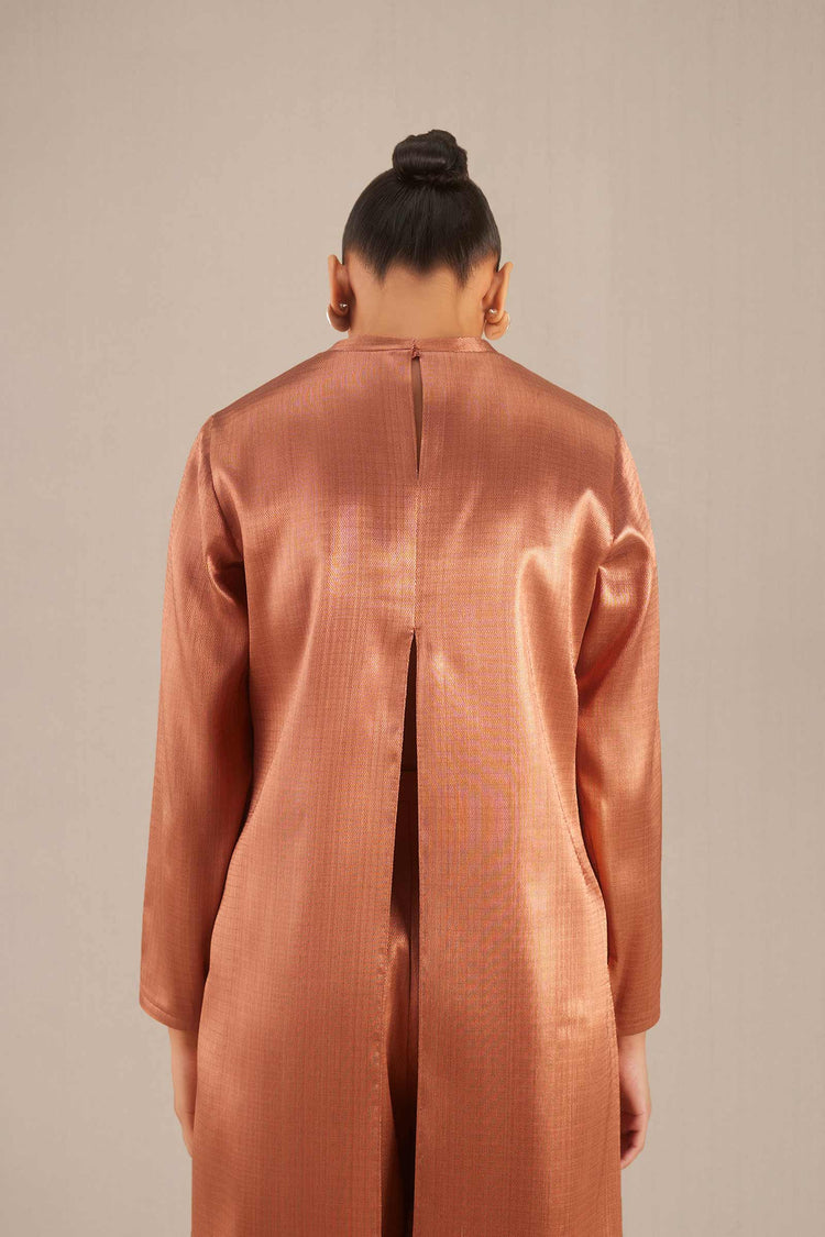 Aksa Tunic Set - Metallic Copper
