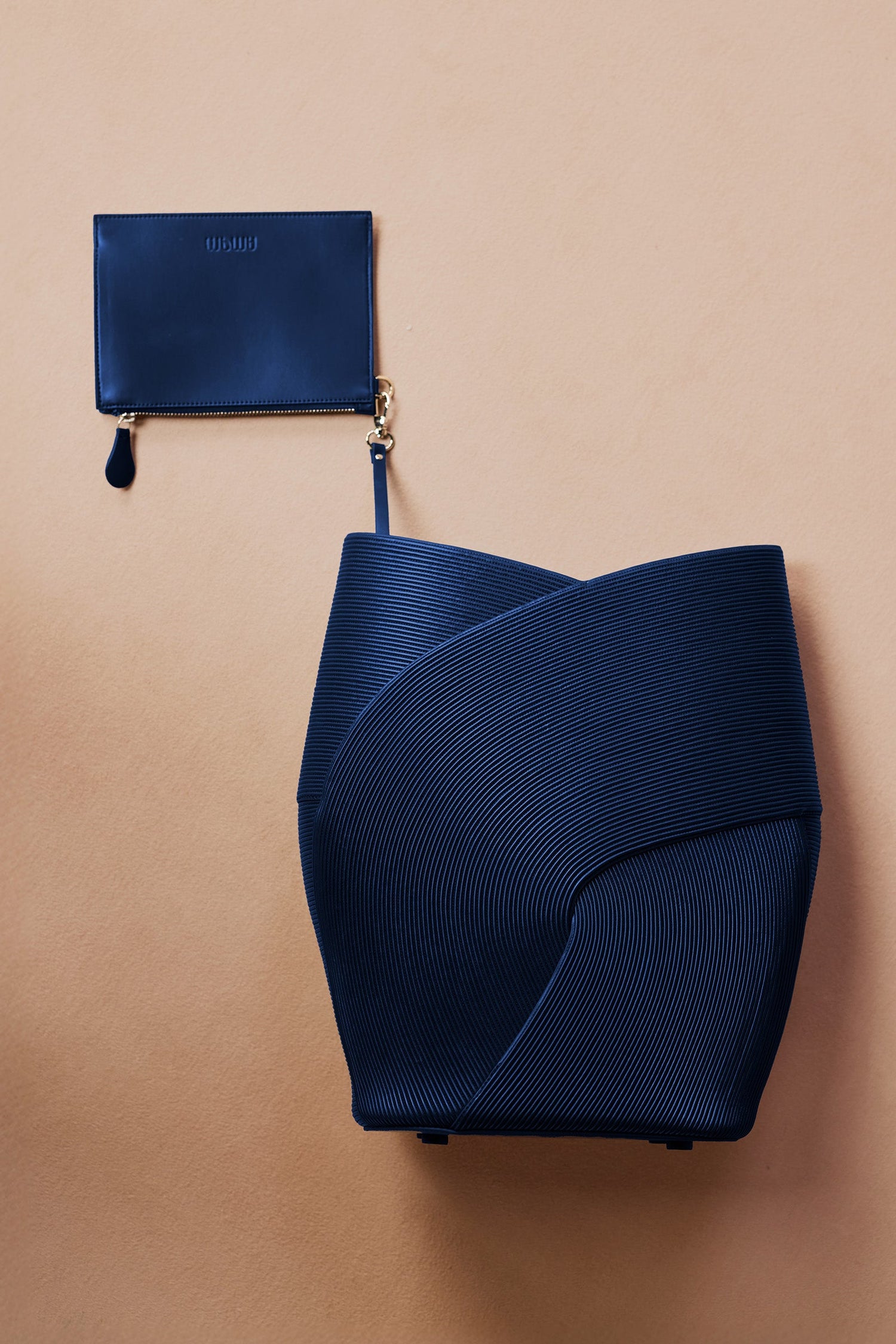 Faux Leather Ilian Shoulder Bag – Blue