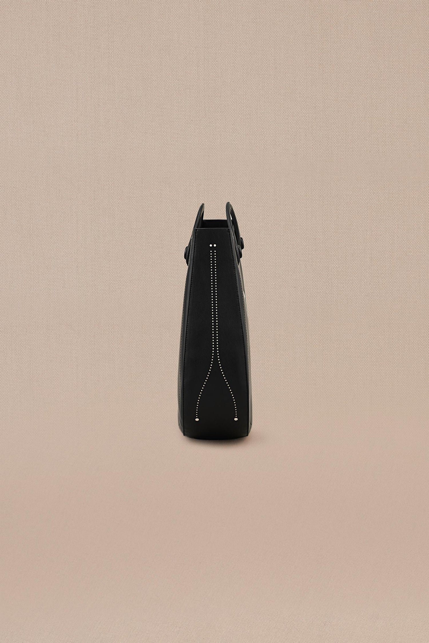 Faux Leather Judy Tote Bag – Black