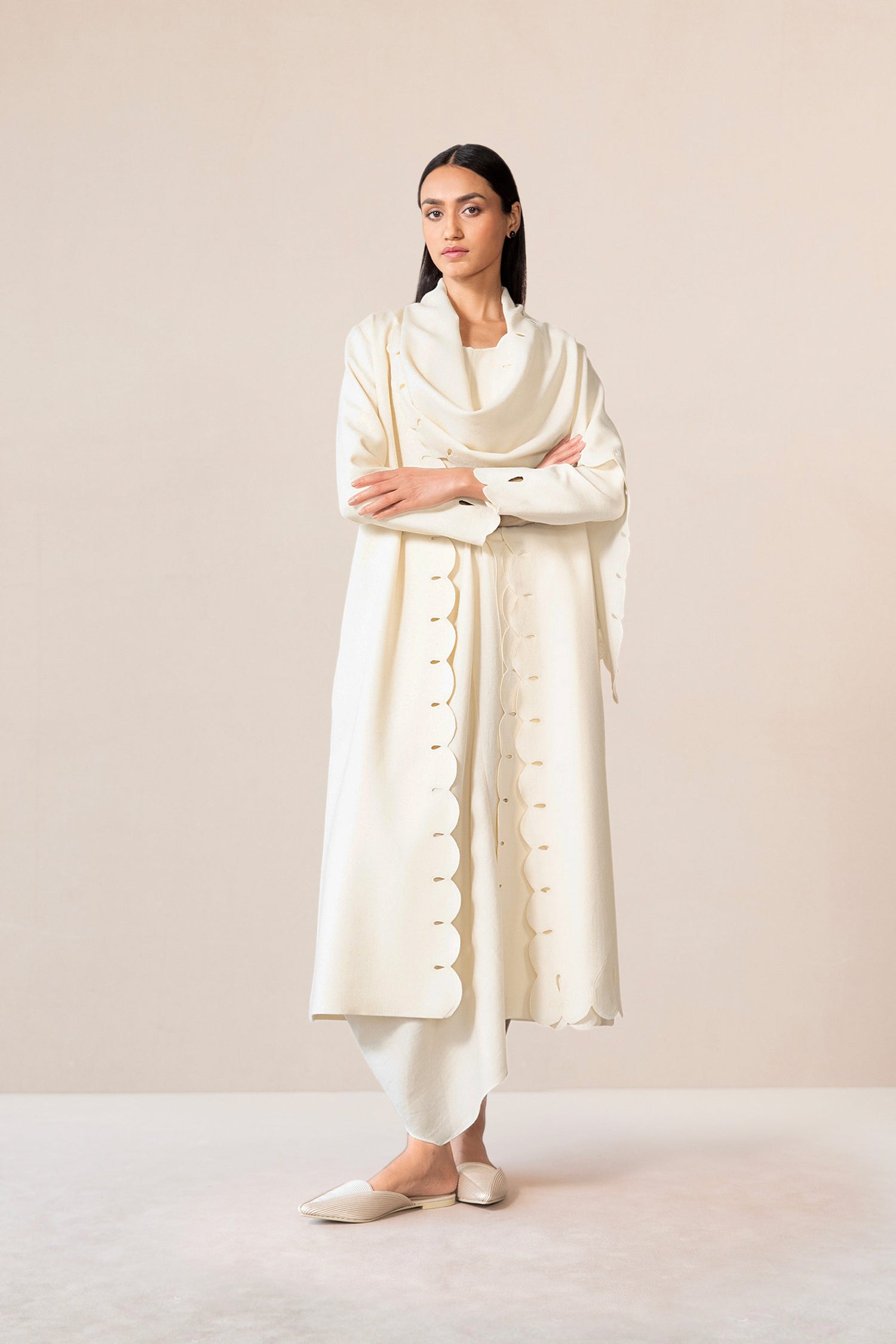 Wool Seba Jacket Set – Ivory