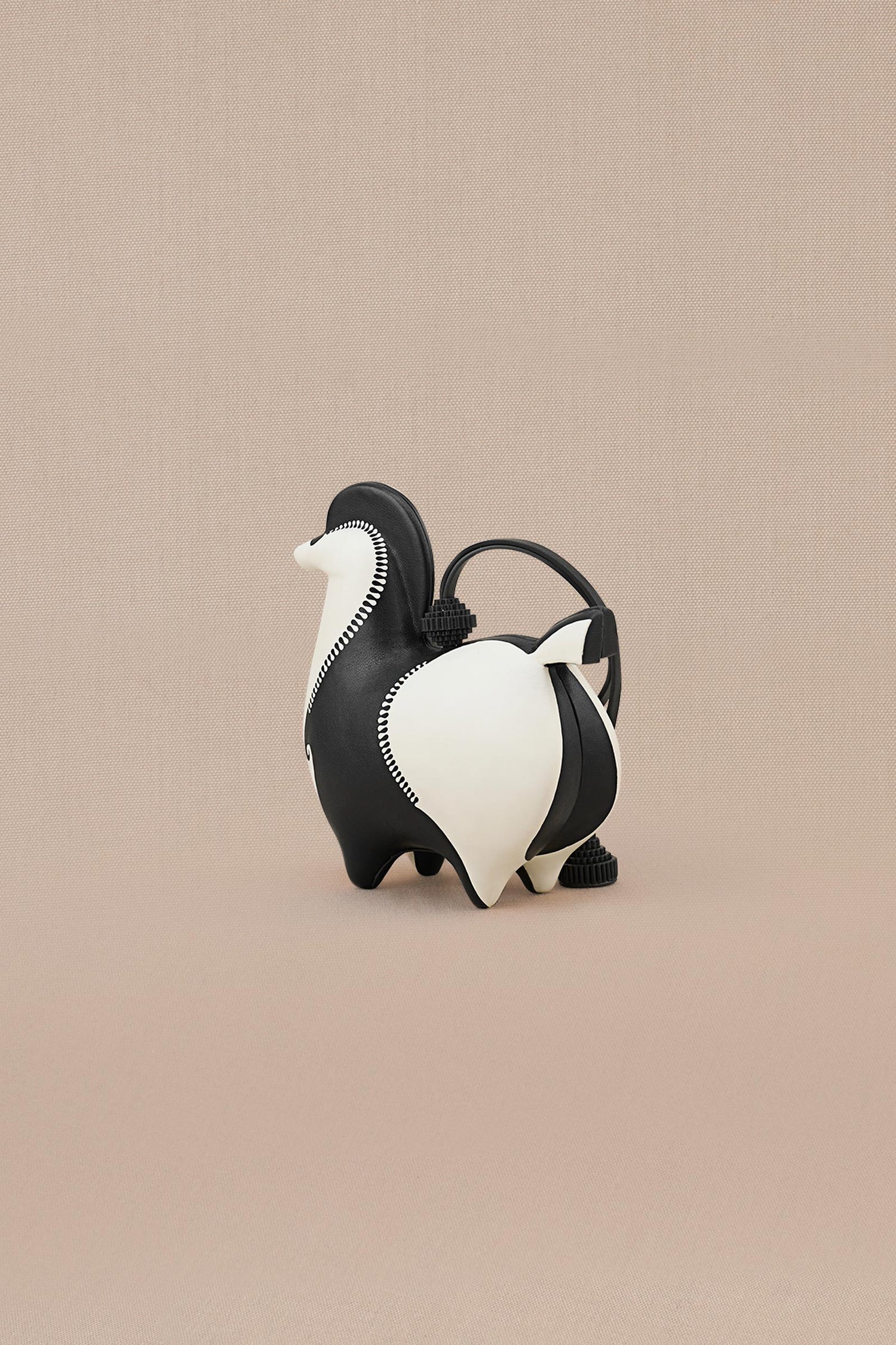 Faux Leather Oza Top Handle Bag – Black