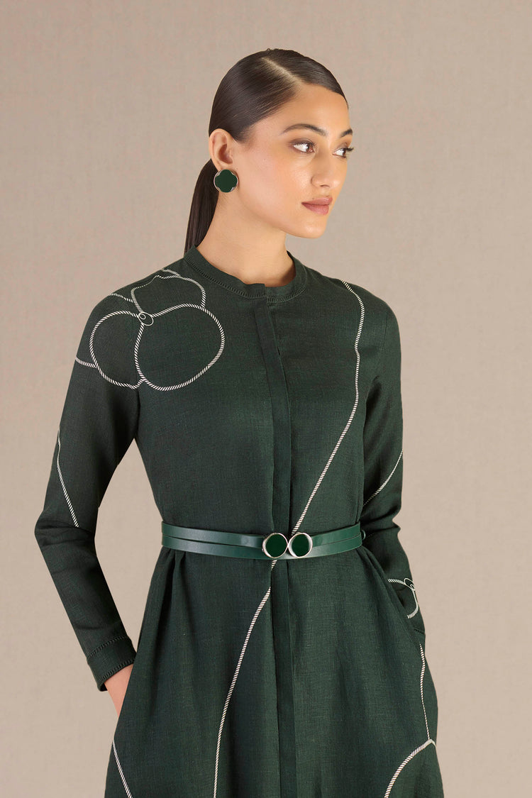 Date Night Cotton Wrap Dress