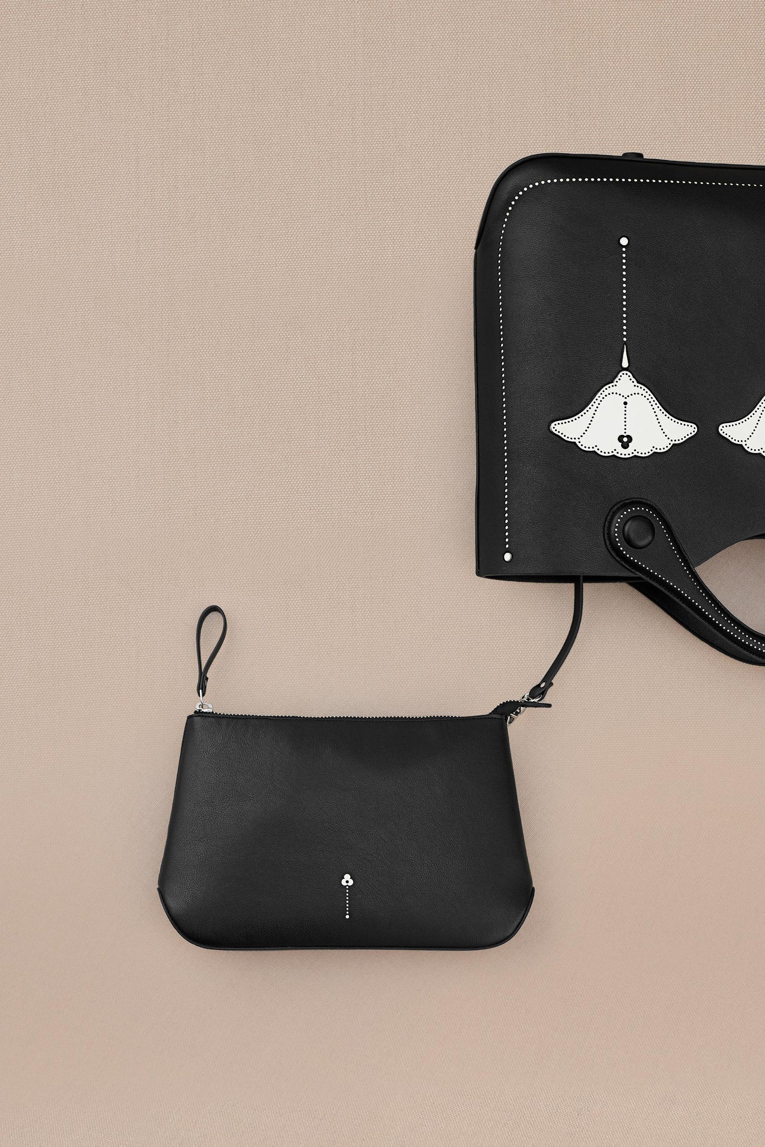 Faux Leather Zora Tote Bag – Black