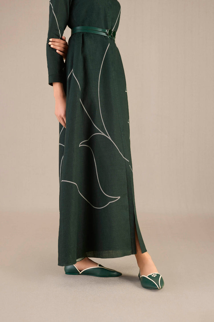 Date Night Cotton Wrap Dress