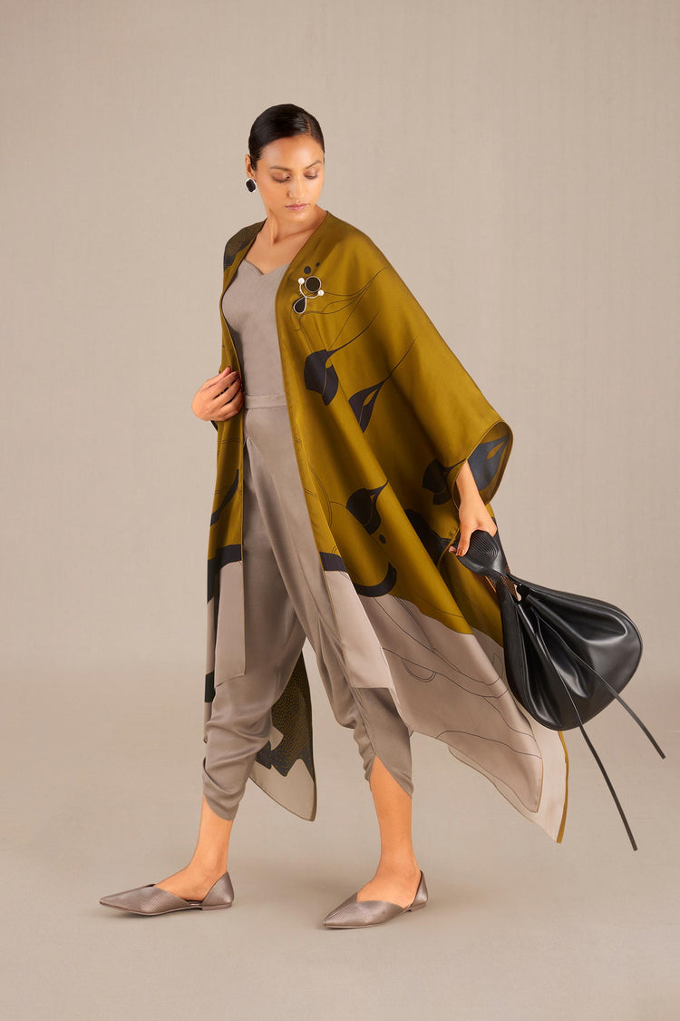 Asfa Cape Set - Camel