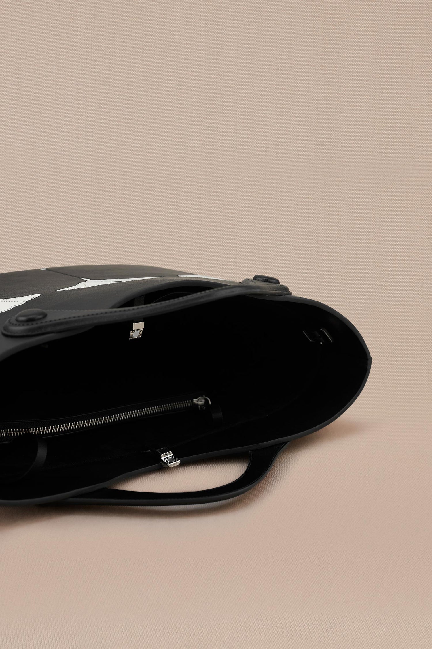 Faux Leather Zora Tote Bag – Black