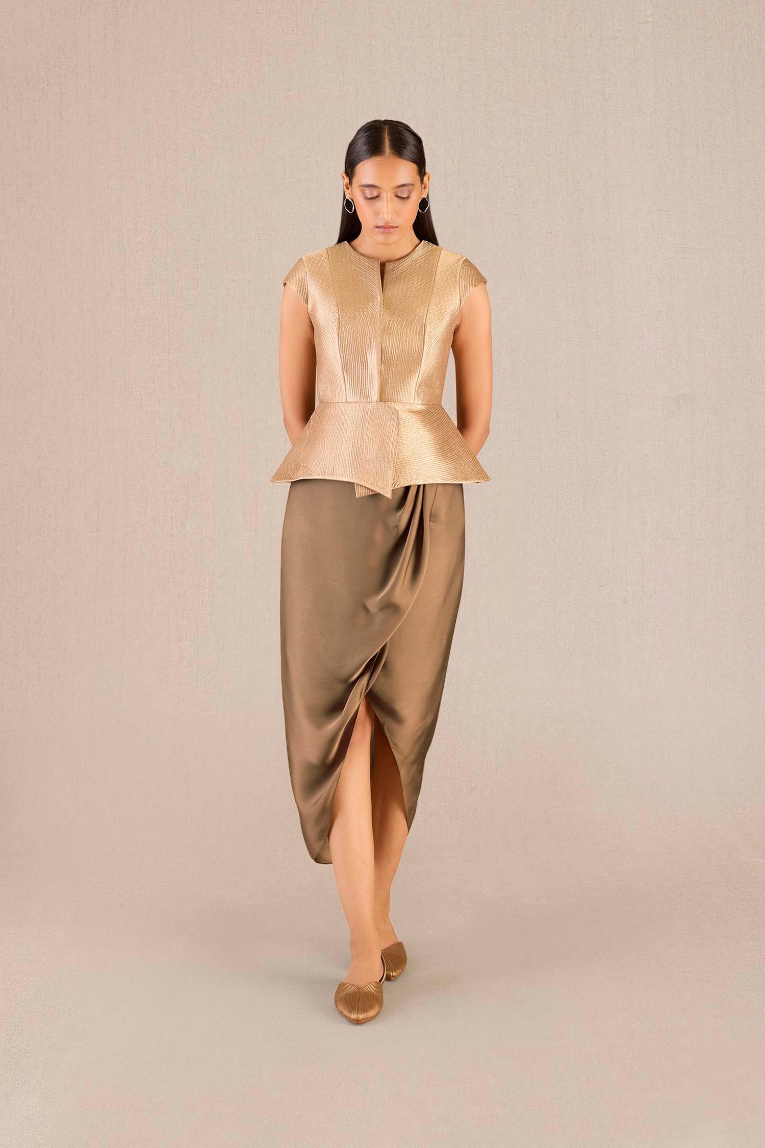 Brocade Abrah Jacket Set – Metallics