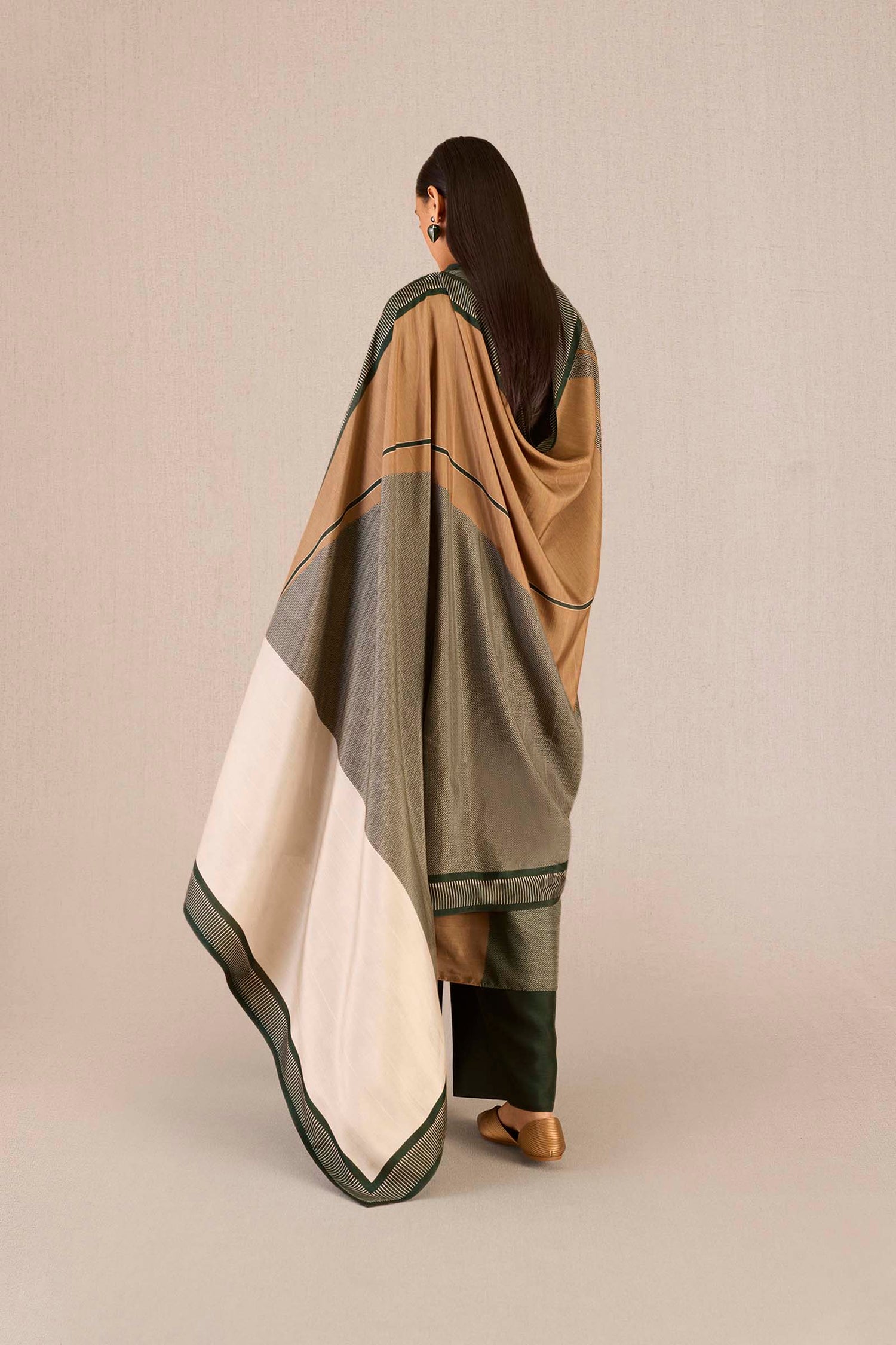 Silk Sahira Kurta Set – Green