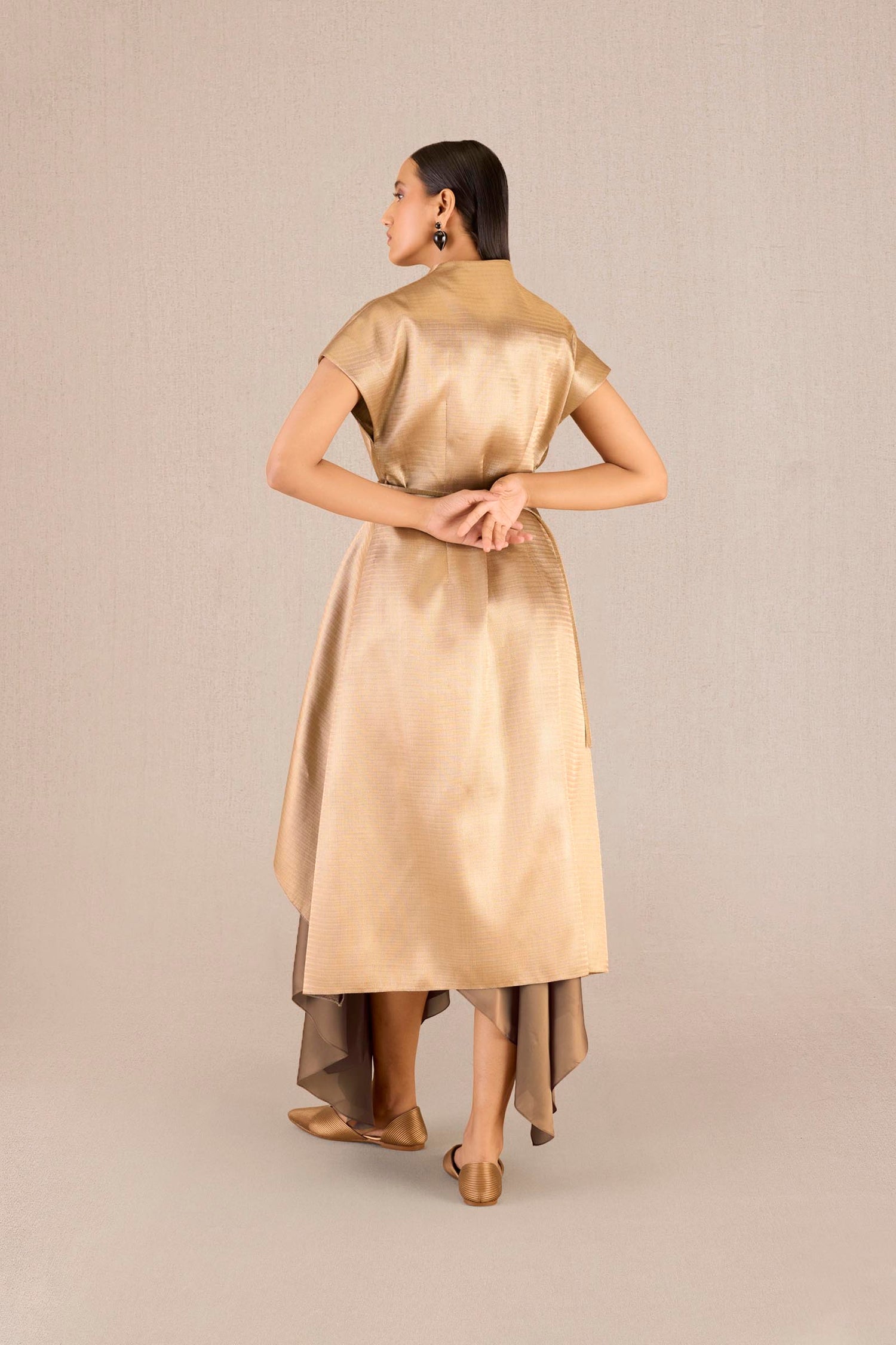 Brocade Amra Jacket Set – Metallics