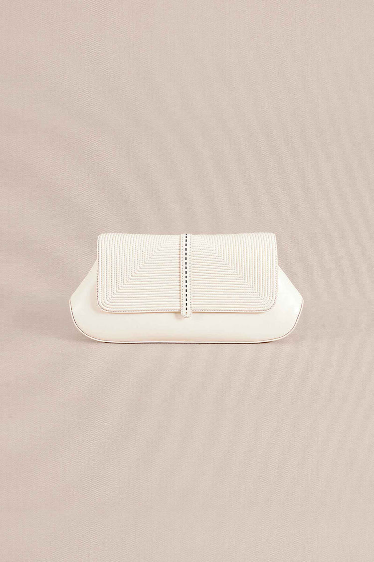 Izrah Clutch - Ivory