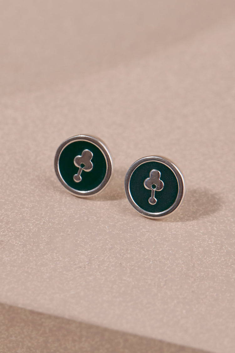 Lana Studs - Green
