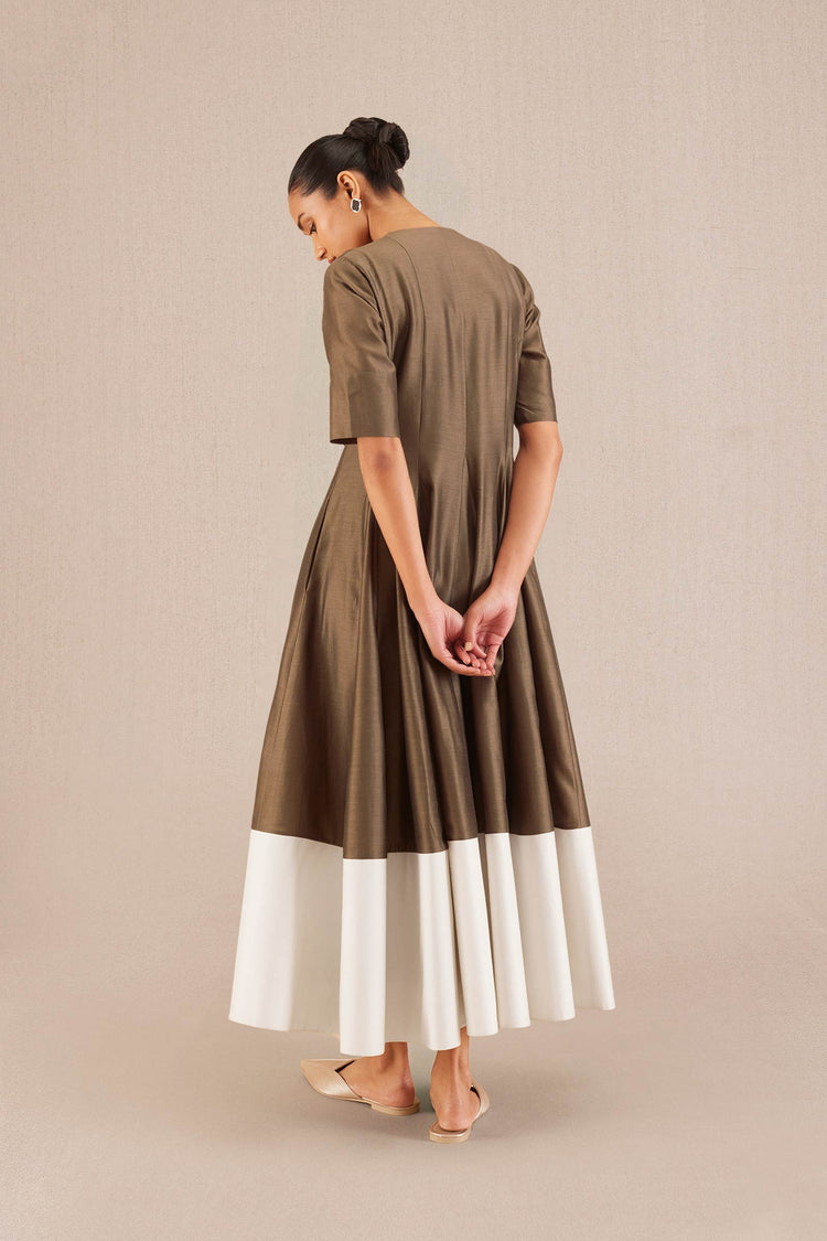 Alizeh Dress - Taupe
