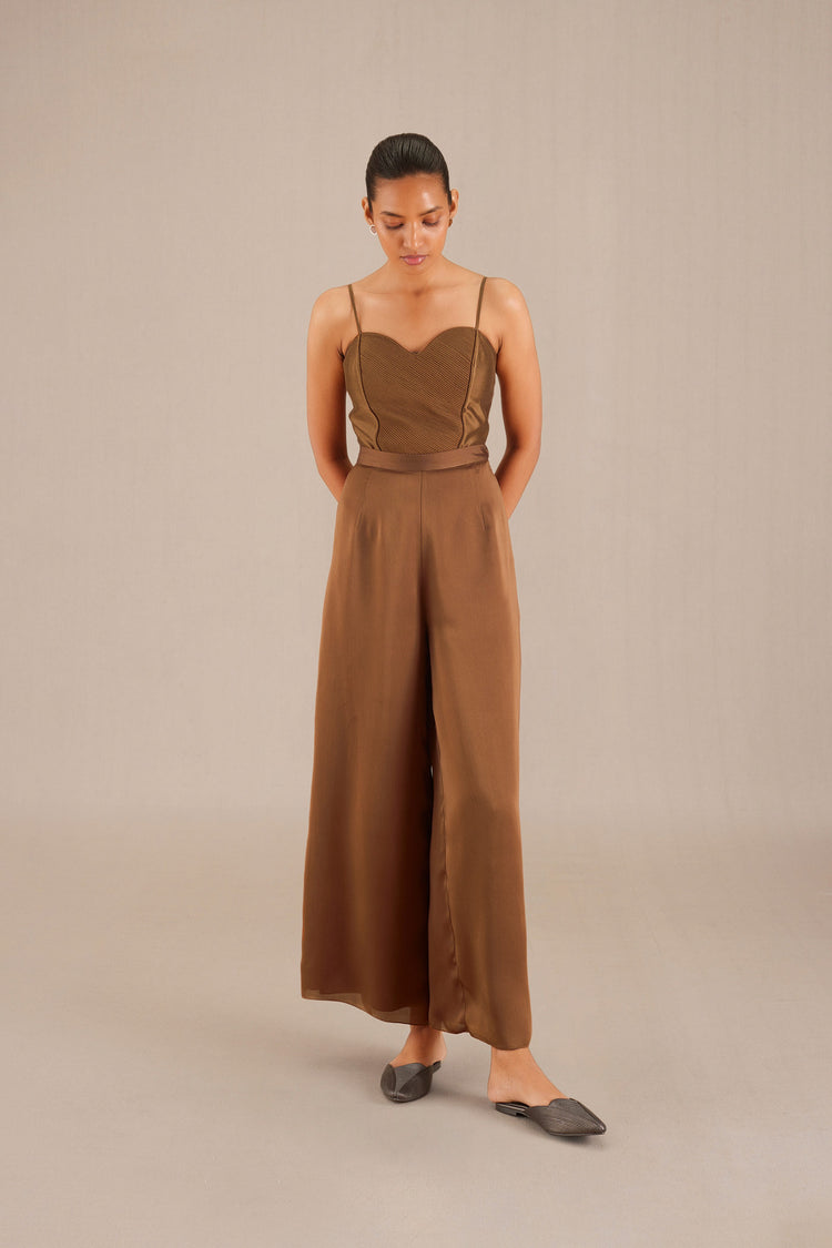 Elsa Cape Co Ord Set - Clay