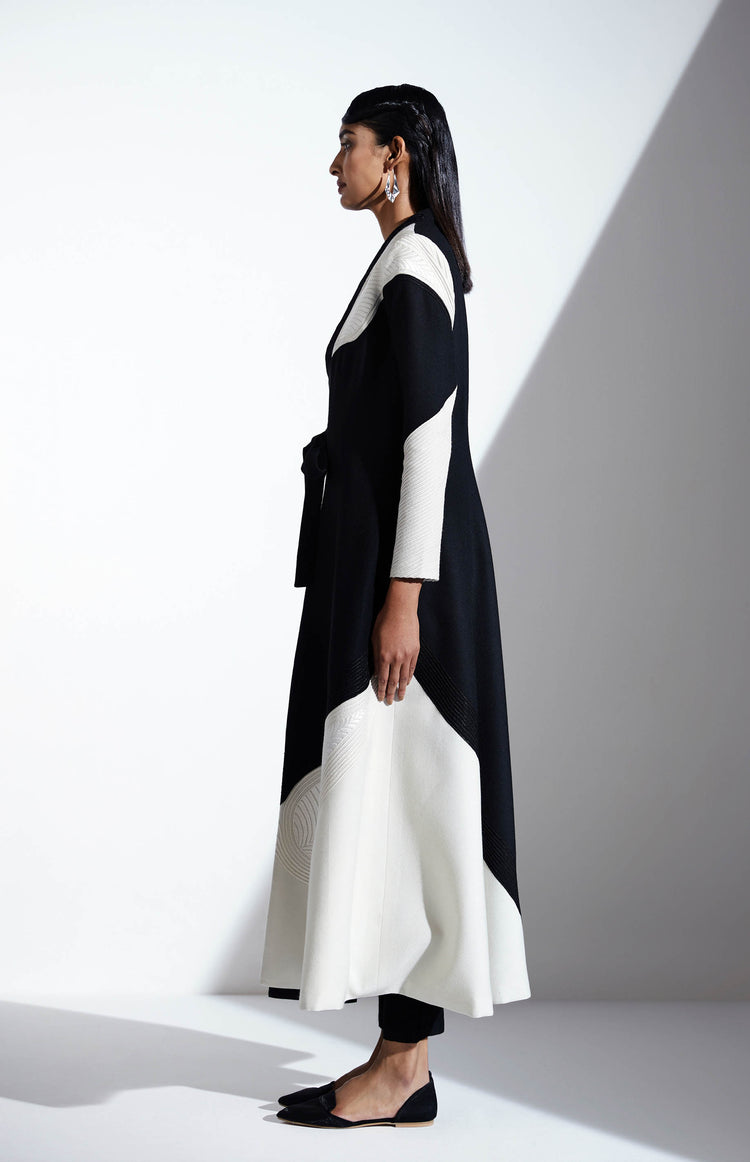 Cemille Midnight Black Jacket in Wool