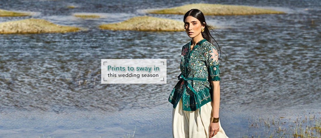 Prints to sway in, this wedding season