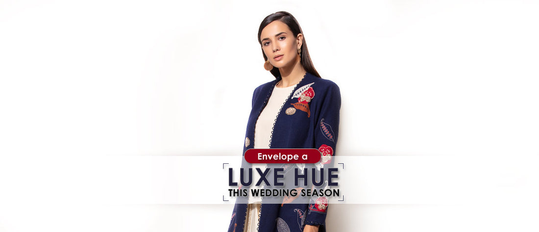 Envelope a luxe hue this wedding season