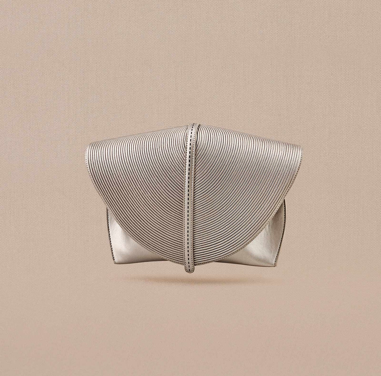  Faux Leather Myah Mini Clutch – Metallics
