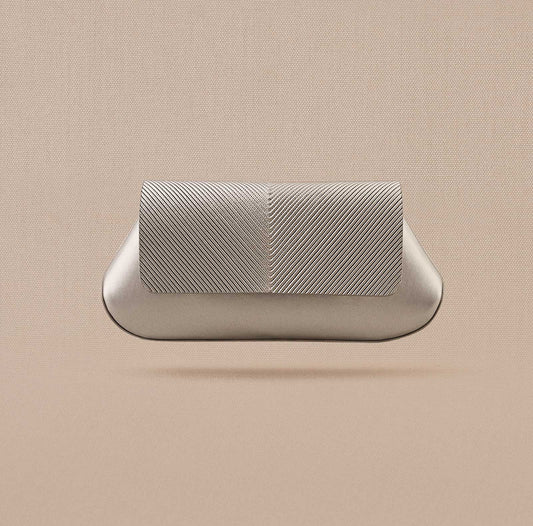 Faux Leather Azra Clutch – Metallics