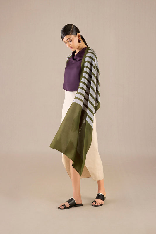 Silk Irela Scarf – Green