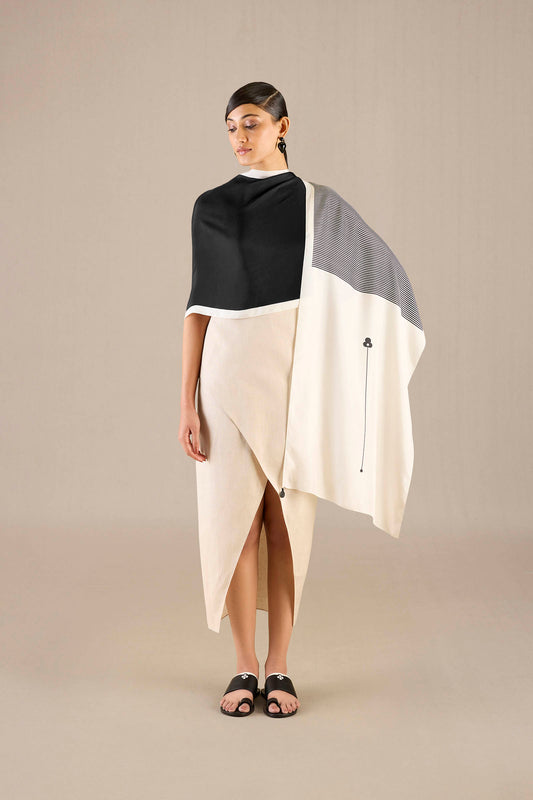 Silk Amora Scarf – Black