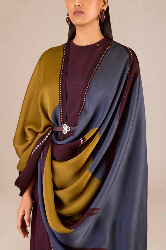 Silk Saimah Kurta Set – Red
