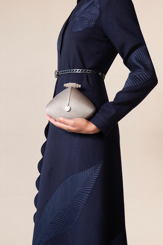 Faux Leather Iyana Clutch – Metallics