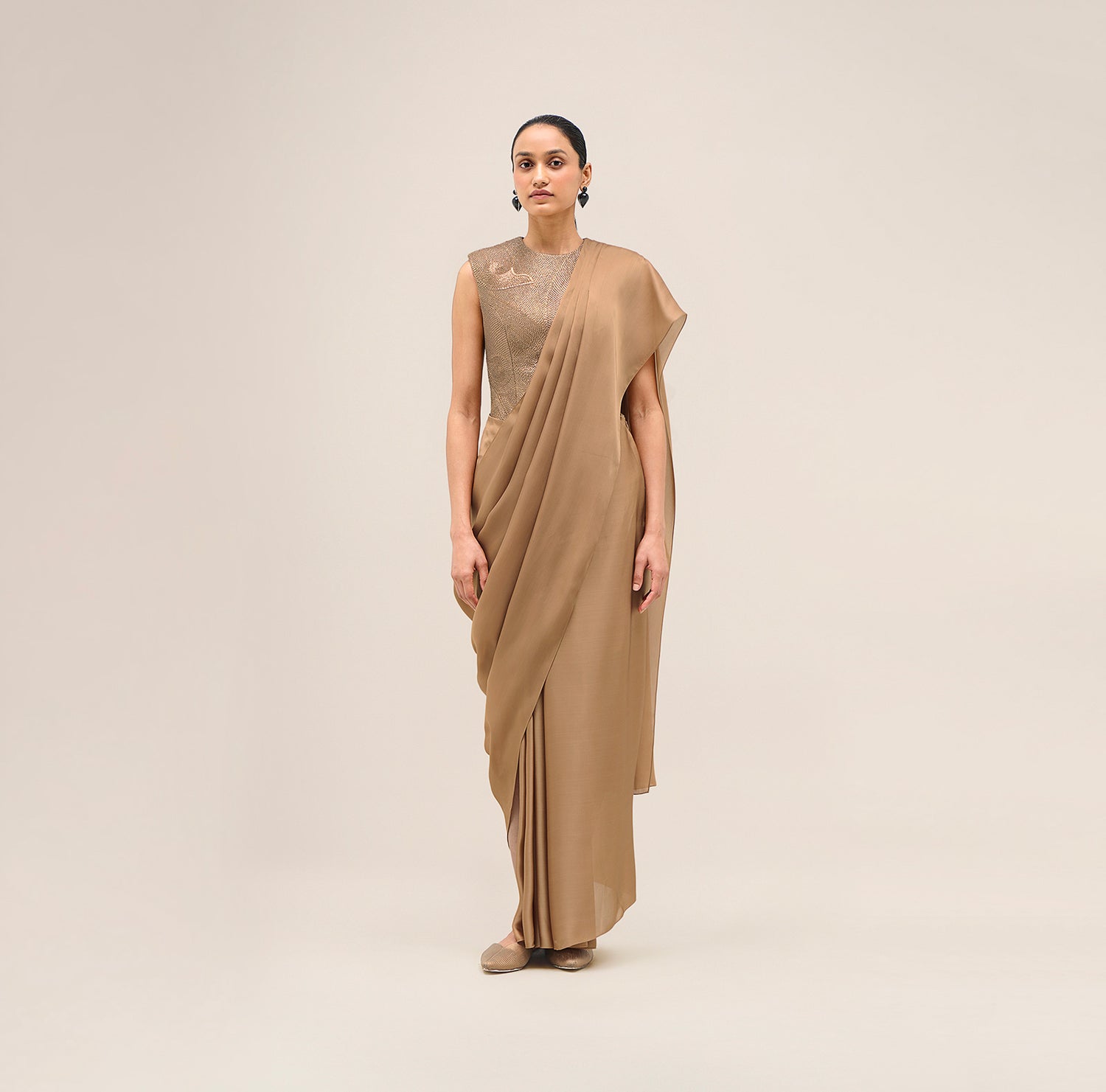  Metallic Sanah Saree Set – Metallics