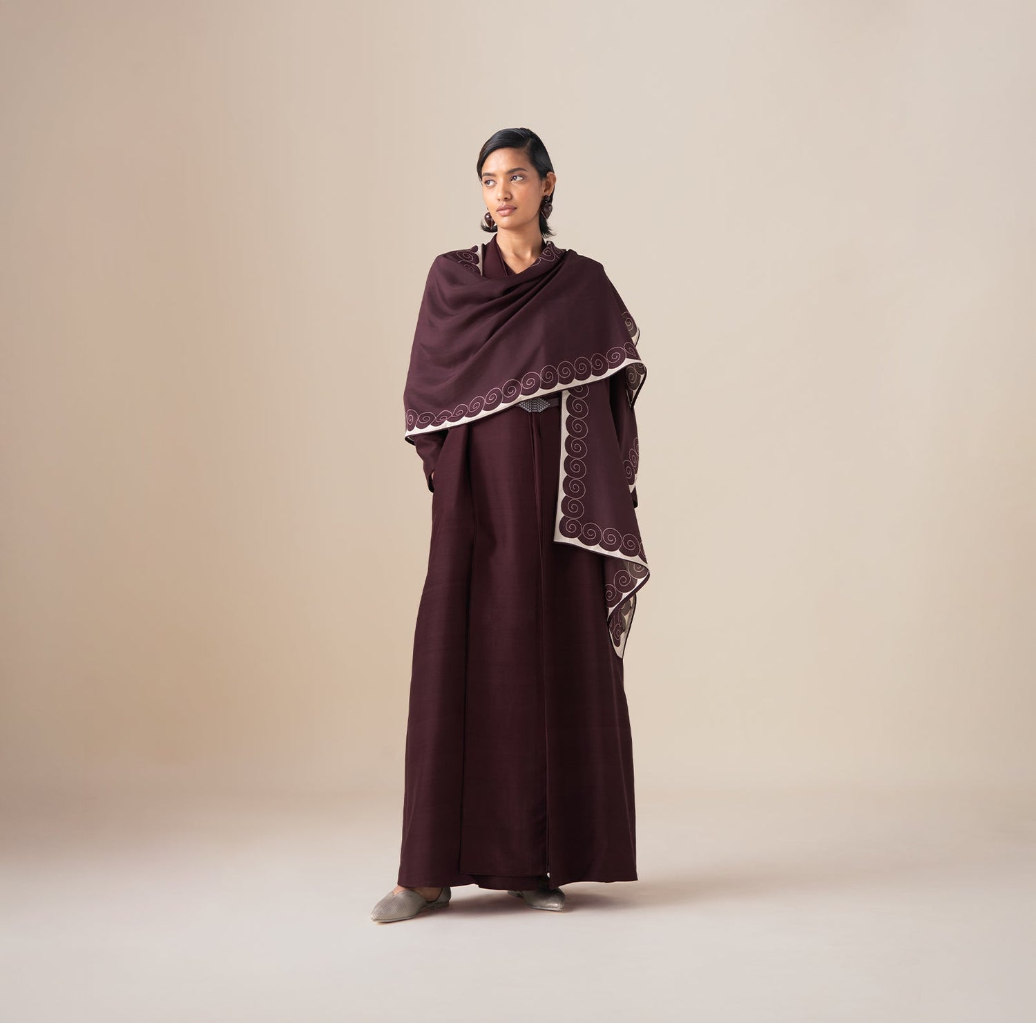  Silk Anah Scarf – Red