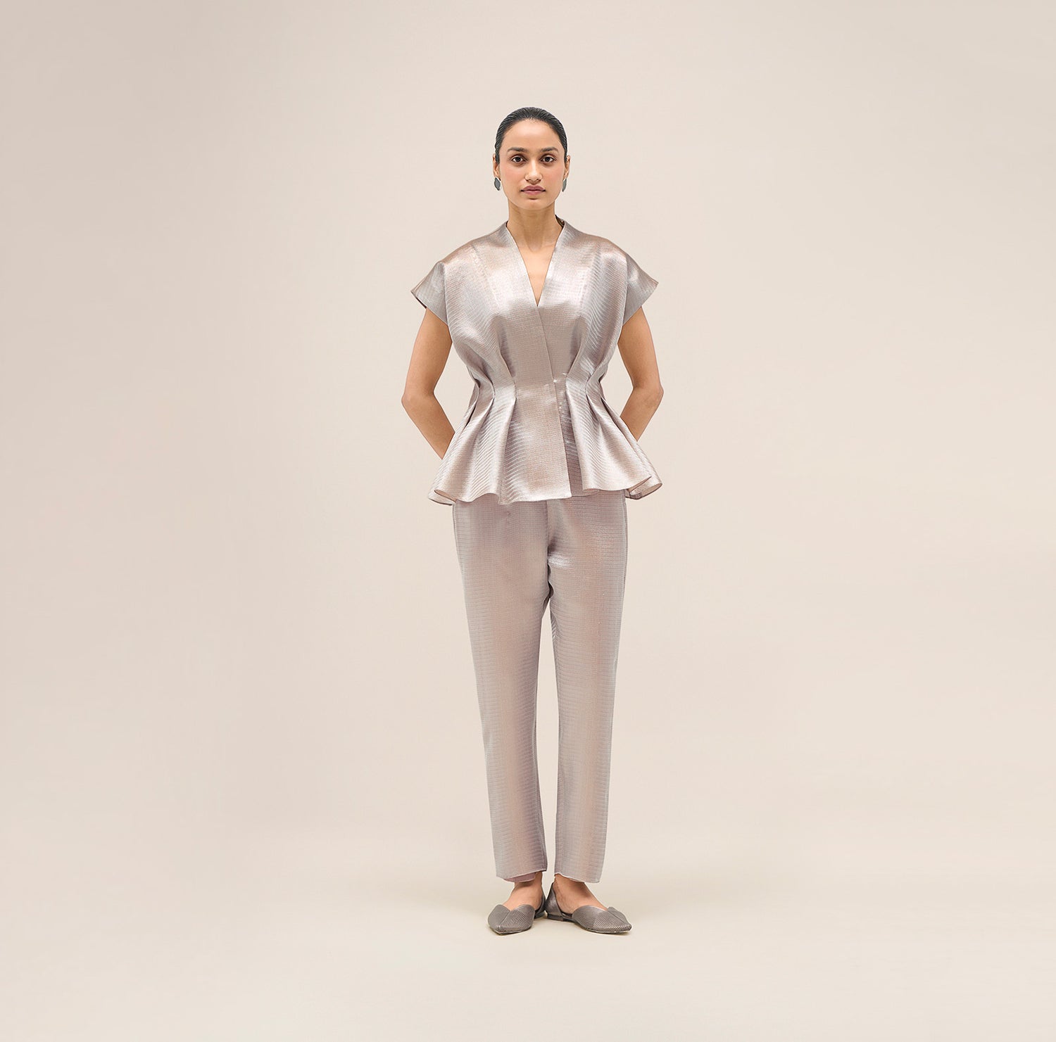  Metallic Sahar Top Set – Metallics