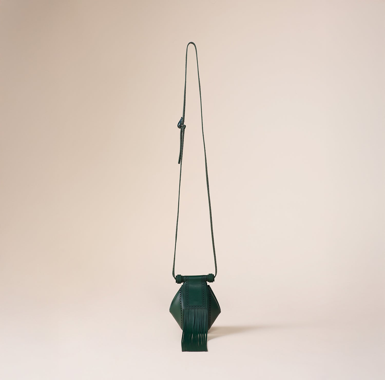   Faux Leather Zimri Bag – Green